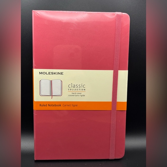 Moleskine Pink Ruled Journal - Picture 1 of 3
